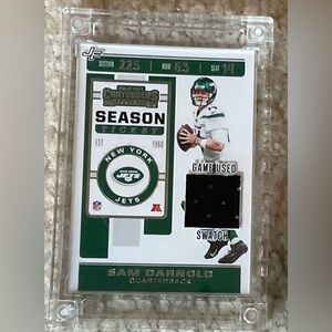 The 2022 Jersey Fusion Sam Darnold Game Used Patch 2019 Seahawks Contenders